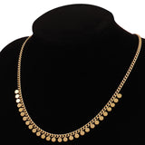 Women's Stainless Steel Geometric Pendant Choker Necklace