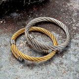 Adjustable Stainless Steel Cable Wire Bracelet