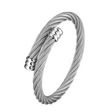 Adjustable Stainless Steel Cable Wire Bracelet