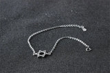 Vintage 925 Sterling Silver Star Bracelets Anklets