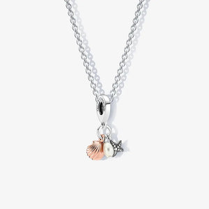 Star Shell Necklace Set DIY Charm Necklaces Ladies Christmas Gift