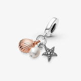 Star Shell Necklace Set DIY Charm Necklaces Ladies Christmas Gift