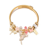 Strand Beads Dancing Girl Charm Bracelets for Women Children