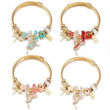 Strand Beads Dancing Girl Charm Bracelets for Women Children