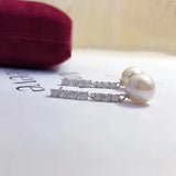 925 Sterling Silver Earrings Findings for Agate Crystal Beads 3 Pairs