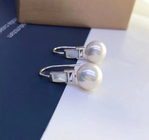 925 Silver Earring Findings for Agate Beads 3 Pairs