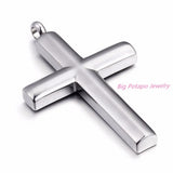 Men Women Cross Crucifix Pendant Necklace Silver Jewelry