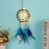 Turquoise Dream Catcher Craft Pendant - Hanging Car Interior Ornament