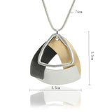 Triangle Long Chains Neck Necklace Goth Pendants