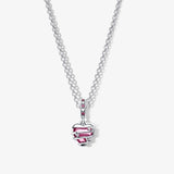 True Love Necklace Set For Womens DIY Spiral Heart Charm Necklaces Jewelry