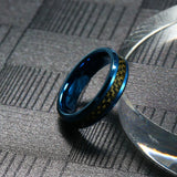Tungsten Rings With Carbon Fiber Inlay