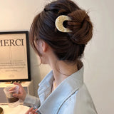 Marble Print Hair Fork Hair Clips Women Headwear Hair Accessories
