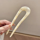 Marble Print Hair Fork Hair Clips Women Headwear Hair Accessories