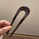 Marble Print Hair Fork Hair Clips Women Headwear Hair Accessories