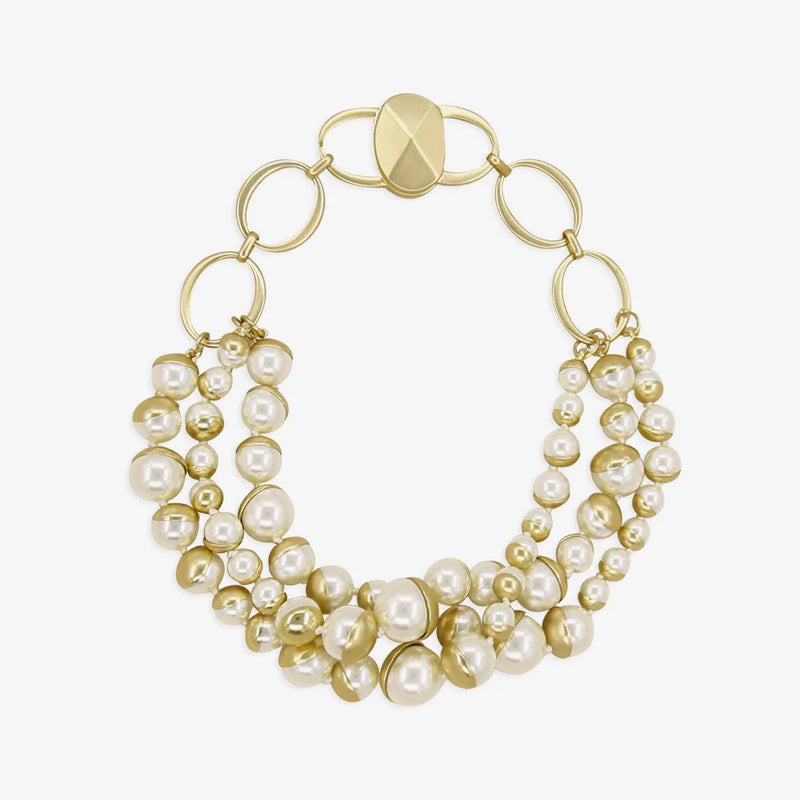 Vintage Personalized Chain Choker Pearl Necklaces For Women Party Jewlery