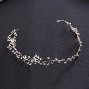Water Drop Crystal Hair Accessories Headband for Women