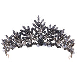 Baroque Rhinestone Crystal Bridal Crown Headdress Wedding Hair Accessories
