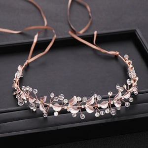 Baroque Rhinestone Crystal Headband for Wedding