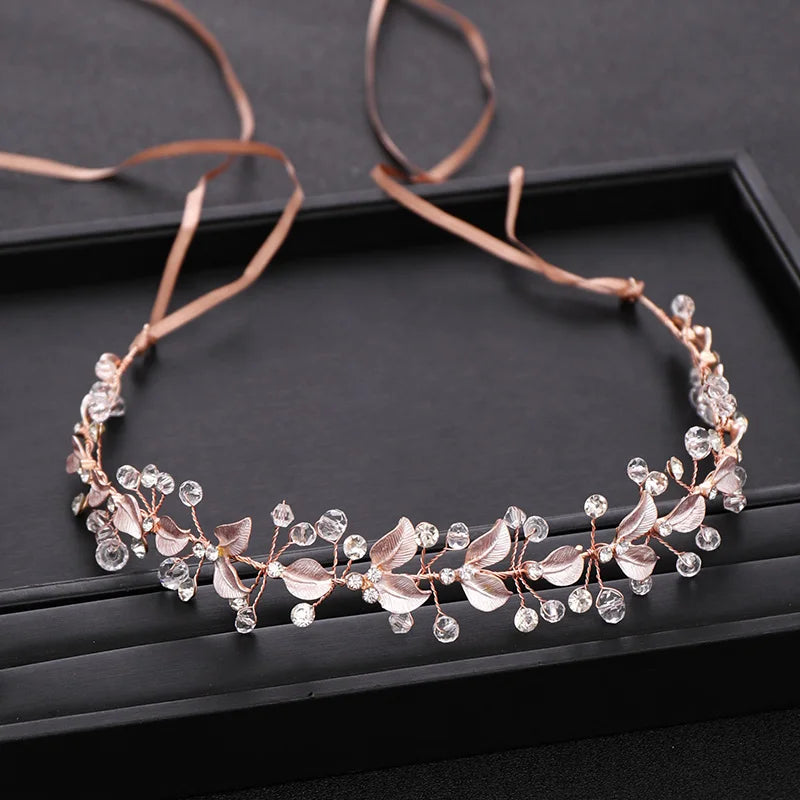 Baroque Rhinestone Crystal Headband for Wedding