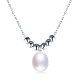9-10mm Freshwater Cultured AAAA Pearl Pendant Necklace