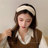 Soft Leather Wide Headband for Women Hair Accessories