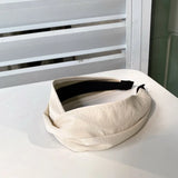 Soft Leather Wide Headband for Women Hair Accessories