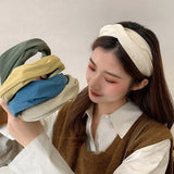 Soft Leather Wide Headband for Women Hair Accessories