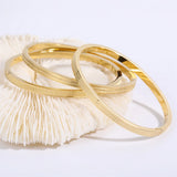Zircon Inlaid Circular Cuff Bangle Bracelet for Women
