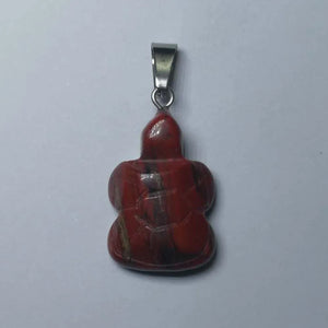 12pcs Natural Stone Crystal Quartz Turtle Pendant Charm Necklace