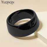 Minimalist Acrylic Resin Bangle Bracelets for Women