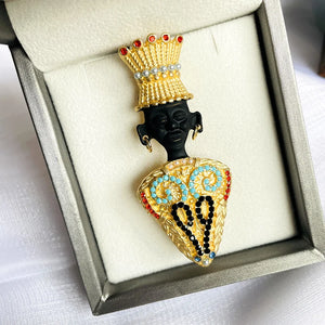 Baroque Enamel Pin Witchcraft Supplies Brooch Women Accessories