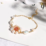 925 Silver Women Bracelet with Natural Freshwater Pearl Gemstone