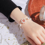 925 Silver Women Bracelet with Natural Freshwater Pearl Gemstone