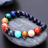 Galaxy Solar System Beads Bracelet Universe Chakra Yoga Lover Jewelry
