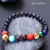 Galaxy Solar System Beads Bracelet Universe Chakra Yoga Lover Jewelry
