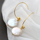 Baroque Pearl 925 Silver Earrings