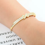 Colorful Zircon Bracelet Geometry Crystal Jewelry Gift for Women