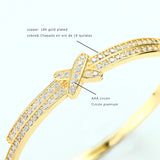 Colorful Zircon Bracelet Geometry Crystal Jewelry Gift for Women