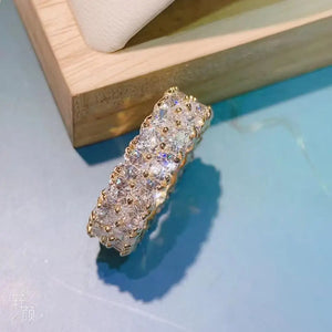 Heart Full Finger CZ Wrap Ring for Women