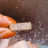 Heart Full Finger CZ Wrap Ring for Women