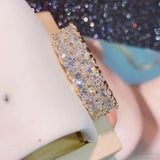 Heart Full Finger CZ Wrap Ring for Women