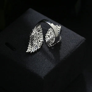 CZ Butterfly Wings Wedding Ring for Women