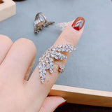CZ Round Stone Gold-color Ring for Women