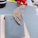 CZ Round Stone Gold-color Ring for Women