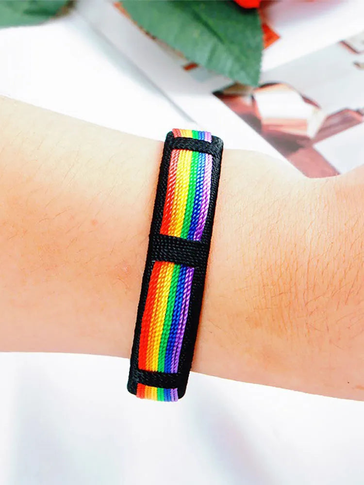 Colorful Wrap Bracelet 1.2cm Width Bangle Wristband