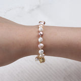 Colorful Freshwater Pearl Cuff Bangles Bracelet