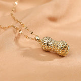Peanut Necklace Female Fairy Water Wave Chain