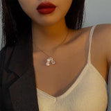 Peanut Necklace Female Fairy Water Wave Chain