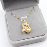 Peanut Necklace Female Fairy Water Wave Chain
