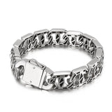Retro Totem Stainless Steel Charm Bracelet for Men